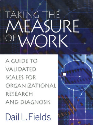 cover image of Taking the Measure of Work
